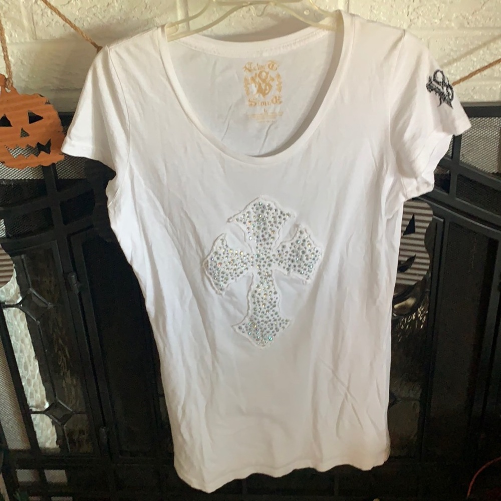 White bling top from Buckle